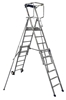Single rolling platform telescopic Duarib 6-9 steps