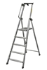 Aluminium stepladder with handrails XL 7 steps