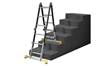 Telescopic ladder 0,95 m / 2,95 Centaure