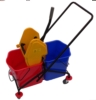 _UK_Chariot menage 2x30 Litres avec presse machoire