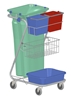 Service cart Z display rack
