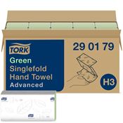 Hand towel Tork advanced green Ecolabel folding V by 3750