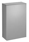 Rossignol wall-mounted trash can 10 L gray