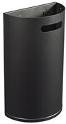 Rossignol 40L black removable wall-mounted trash can