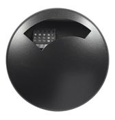 Outdoor wall ashtray Rossignol 0.5 L black Disco