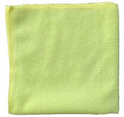Yellow microfiber cloth 40 x 40 300 grs m2