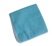 Blue microfiber cloth