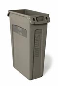 Rubbermaid Slim Jim Container Beige aeration with 87 liters