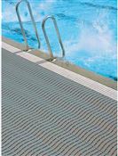 Grating for wet environments 0.6x16m gray
