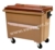 Acheter 660-liter 4-wheel waste bin, Brown lid, central lift system