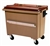 Acheter 770-liter 4-wheel waste bin, Brown lid, central lift system