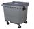 Acheter 1000-liter 4-wheel waste bin, Grey lid, central lift system