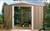 Acheter Garden shed in lacquered galvanized steel 5m2 brown beige