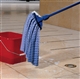 Buy Nonwoven synthetic fibre fringes spontex blue