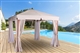 Buy Exotic wood garden arbor Riviera 3X3 mosquito curtains