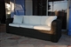 Buy Wicker sofa 3 places Mikonos round wire prestige