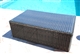 Buy Wicker coffee table round wire prestige Mikonos