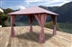 Buy Garden arbor with 3x3 m color curtains Atlas Wine lees