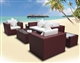 Buy Garden furniture lines KAIMAN in resin flat tressee