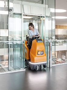 Professional floor sweeper