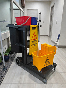 Professional cleaning trolley, direct from the manufacturer