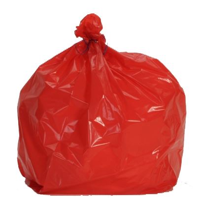 Garbage bag 110 liters red