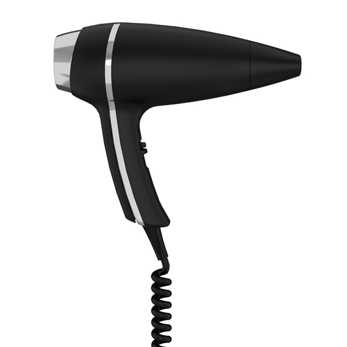 JVD Alteo matt black hair dryer Voussert