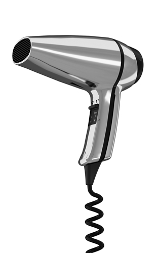 JVD clipper II chrome hair dryer - Voussert