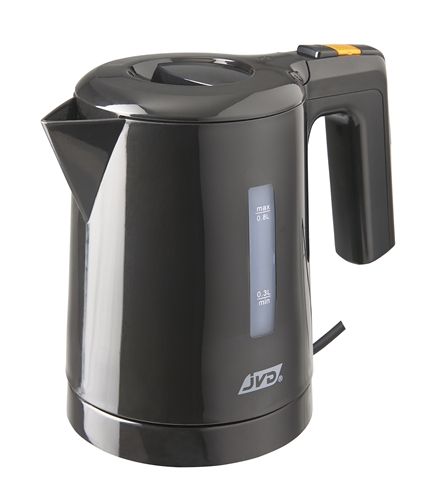 Electric hotel kettle 0.8L black: JVD - Voussert