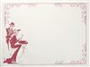 Ply disposable paper deco retro burgundy 30 x 40 packs 500