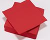 Red paper napkin 38x38 embossed by 1200
