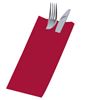 Airlaid covered pocket napkin 40x40 burgundy x 400