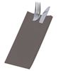 Airlaid covered pocket napkin 40x40 anthracite x 400