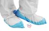 Disposable overshoe with blue plastic sole 400