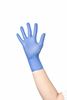 Powder-free blue nitrile glove