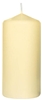 Duni champagne round candles 100 x 50 mm