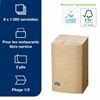 N4 Tork Premium Napkins natural entangled package 8000