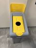 Slim Jim recycling bin yellow