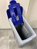 Blue Slim Jim Recycling Bin