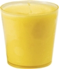 Solid Yellow Duni candle refill package or linea 12