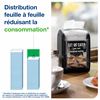 Tork n14 white tangled disposable napkins package 4320