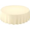 Evolin round tablecloth 240 cm cream pack of 10