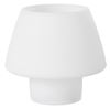 Moody white silicone candle holder