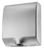 Hand dryer air pulse brushed stainless steel silent
