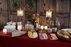 Bright marble LED candle holder