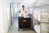 Hotel linen trolley Cart Rubbermaid X 300 L