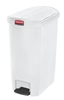 Garbage Rubbermaid Slim Jim 50L narrow white