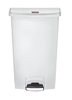 Waste bin Slim Jim Rubbermaid 68 L white