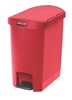 Garbage Rubbermaid Slim Jim 30L red narrow