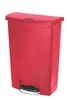 Garbage Rubbermaid Slim Jim 90L red